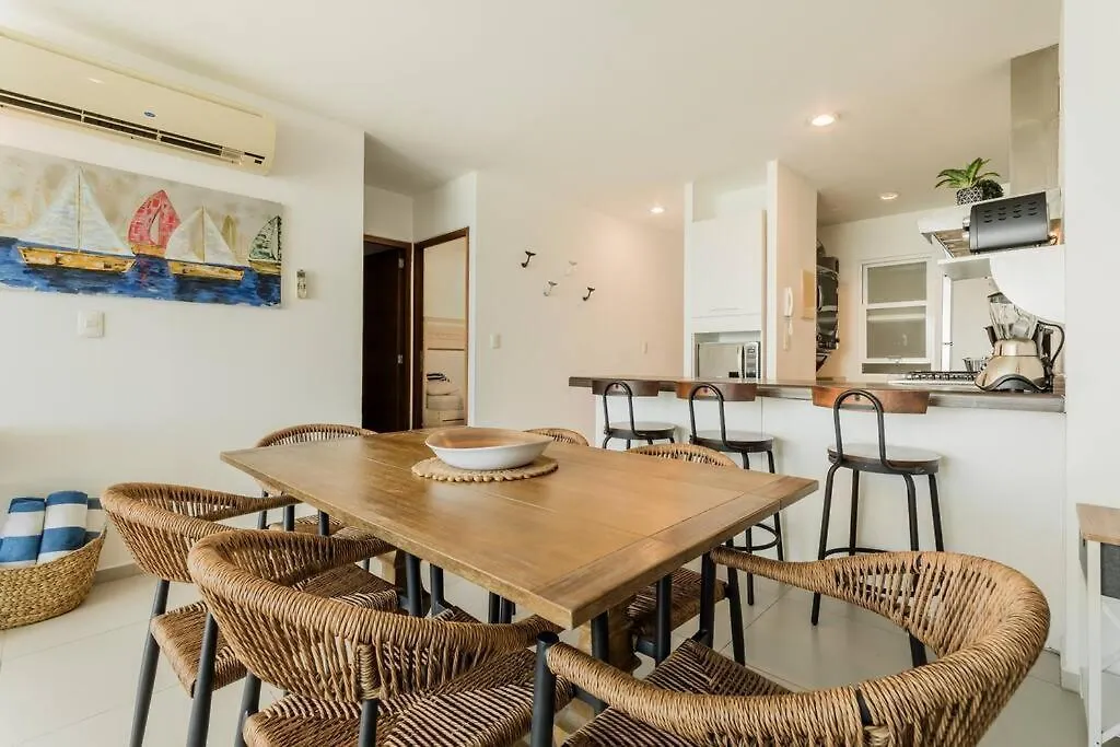 ☆Blue Nest- Beachfront Apartment By Casa Paraiso☆ Cancún